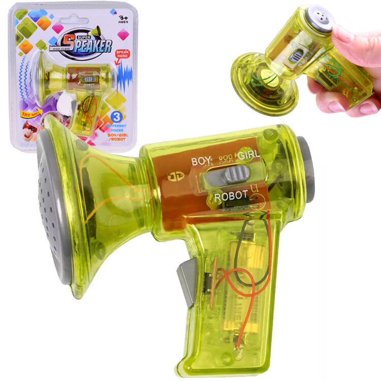 MEGAFON MODULATOR GŁOSU GADŻET ZMIENIA GŁOS