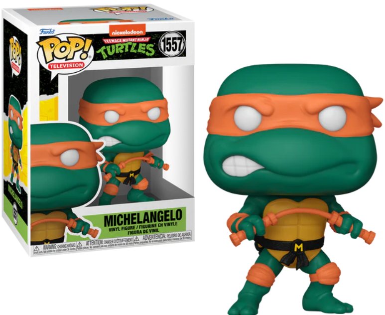 funko pop! teenage mutant ninja turles 1557 michelangelo żółwie ninja
