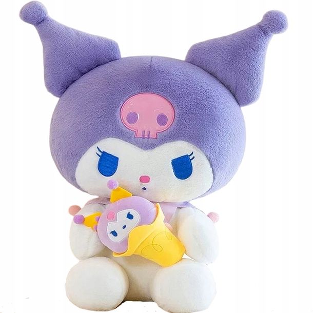 DUŻA WIELKA Maskotka Pluszowa Pluszak KUROMI PRZYTULANKA MY MELODY 50 CM