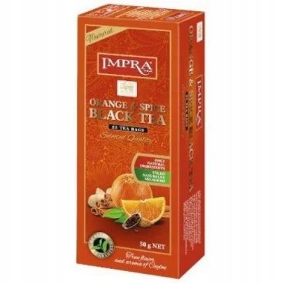 Impra Herbata czarna korzenna Orange Spice 25 torebek