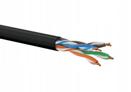 Skrętka kabel sieciowy zewnętrzny ethernet 5e 100m