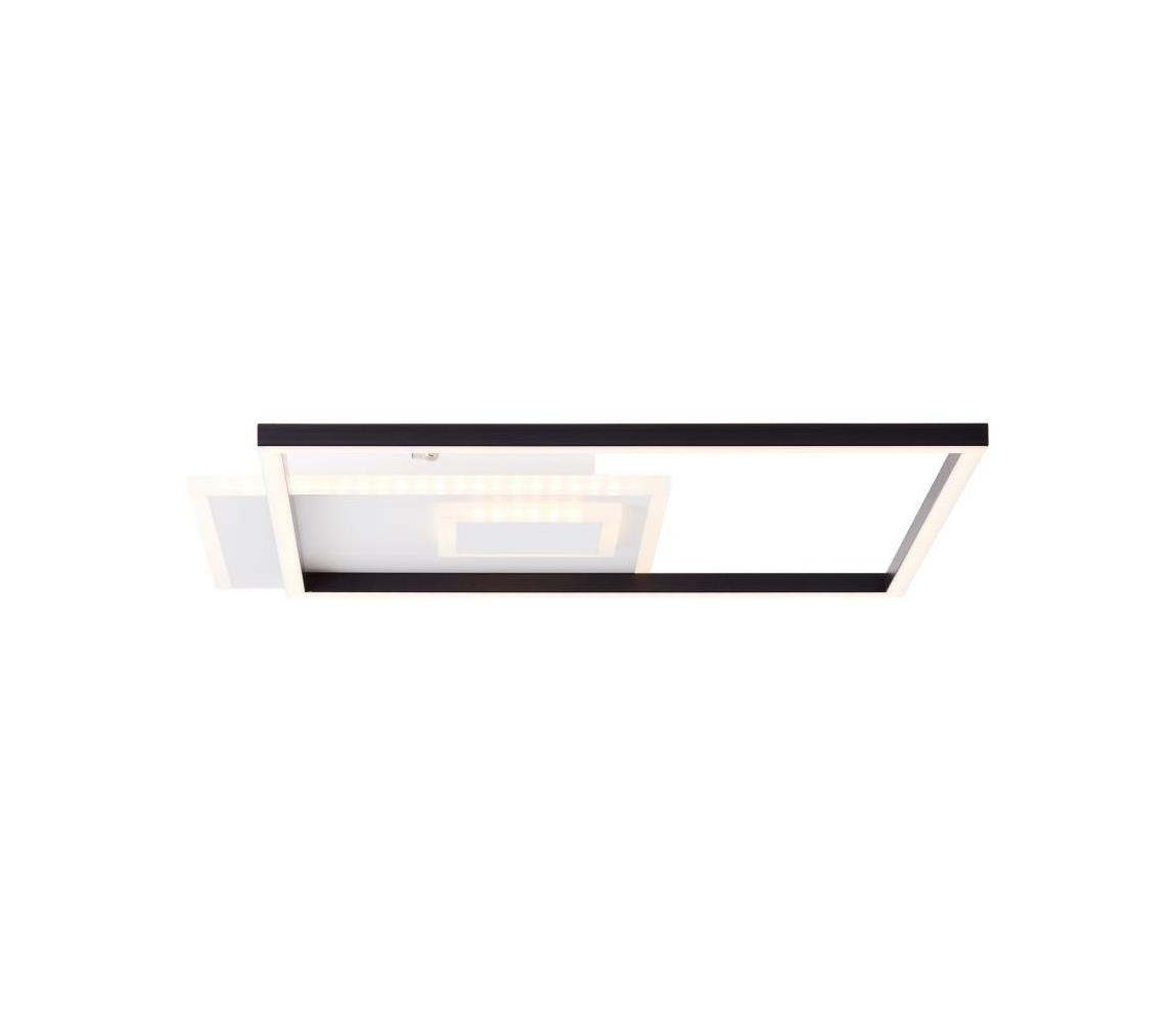 Brilliant - Ściemnialne oświetlenie LED IORGO LED/40W/230V 43,5x43,5 cm białe/czarne