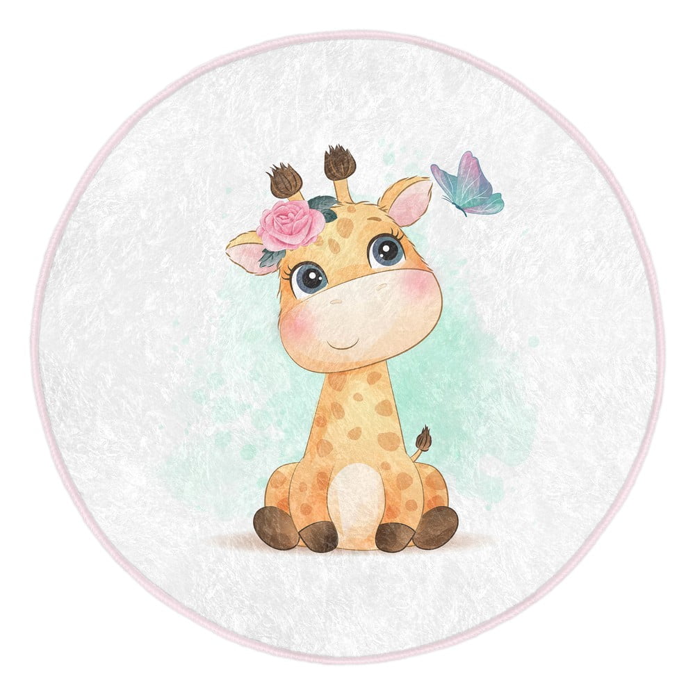 Biały dywan dziecięcy ø 120 cm Comfort – Mila Home