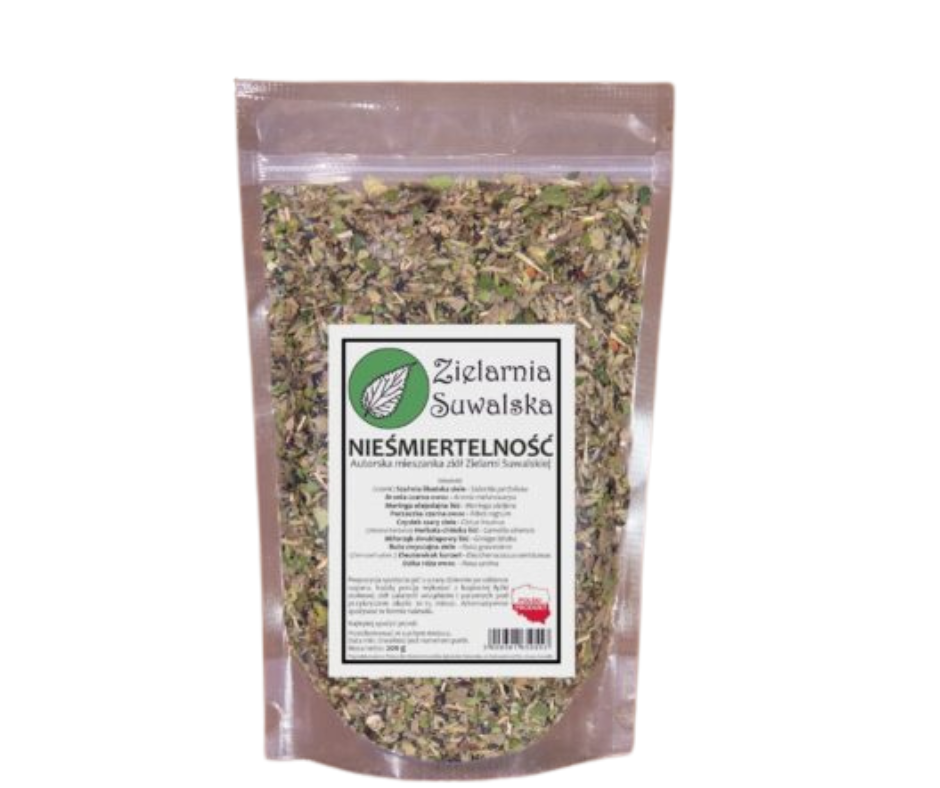 NIEŚMIERTELNOŚĆ (zioła do zaparzania) 200g Zielarnia Suwalska