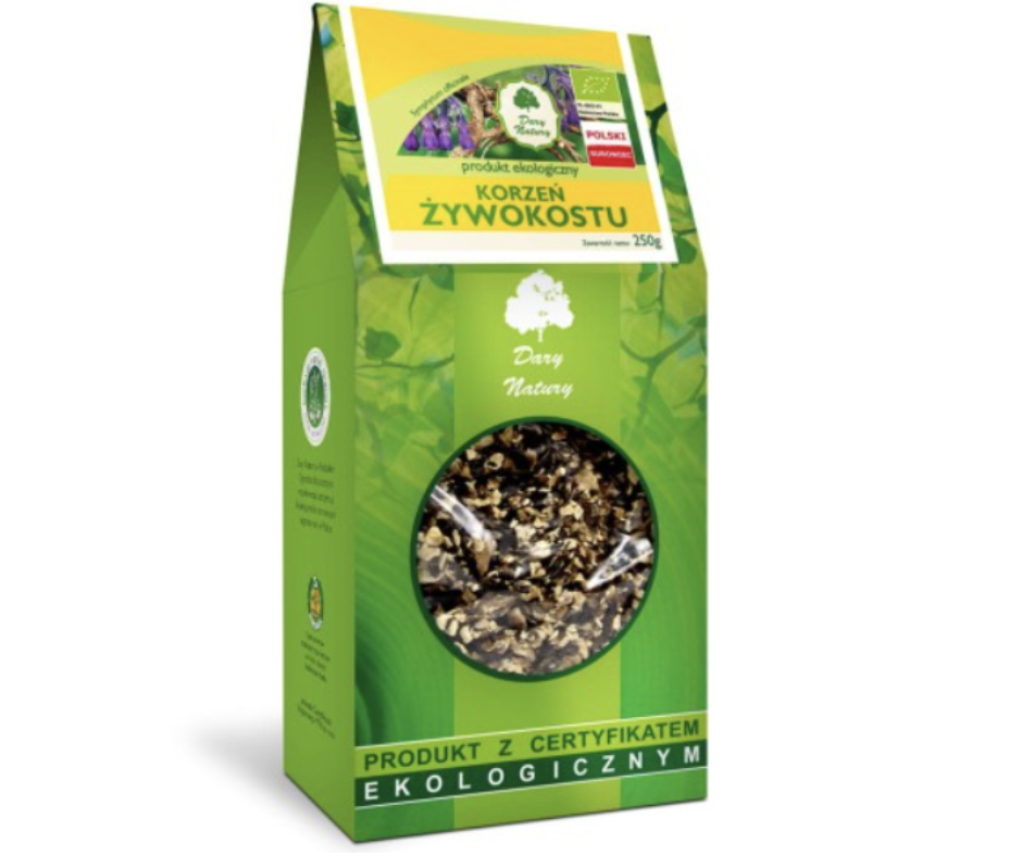 ŻYWOKOST KORZEŃ Eko 250g Dary Natury
