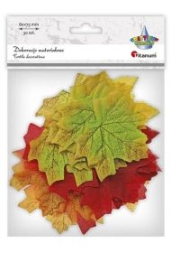 Materiałowe liście klonu 85x70mm 30szt
