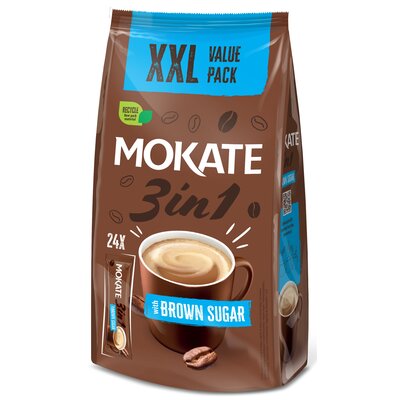 Napój Kawowy 3w1 Instant Brown Sugar 3in1 Mokate Mix Kawowy 24szt