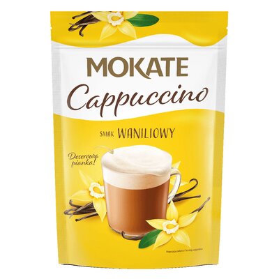 Mokate CAPPUCCINO O SMAKU WANILIOWYM 110G zakupy dla domu i biura 3200728