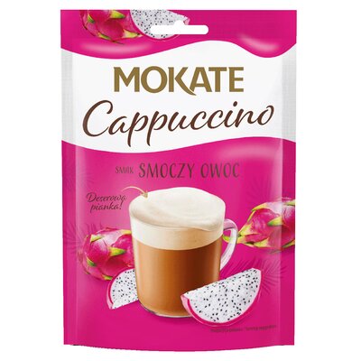 Kawa Cappuccino MOKATE o smaku smoczy owoc 40 g