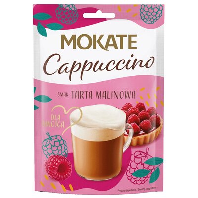 Słodka Kawa Cappuccino Tarta Malinowa Deserowa Pianka Bez Eskpresu 40g