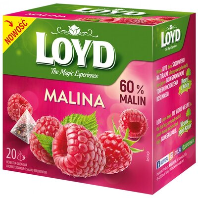 Loyd Malina Ex20 Herbata Owocowa Piramidka