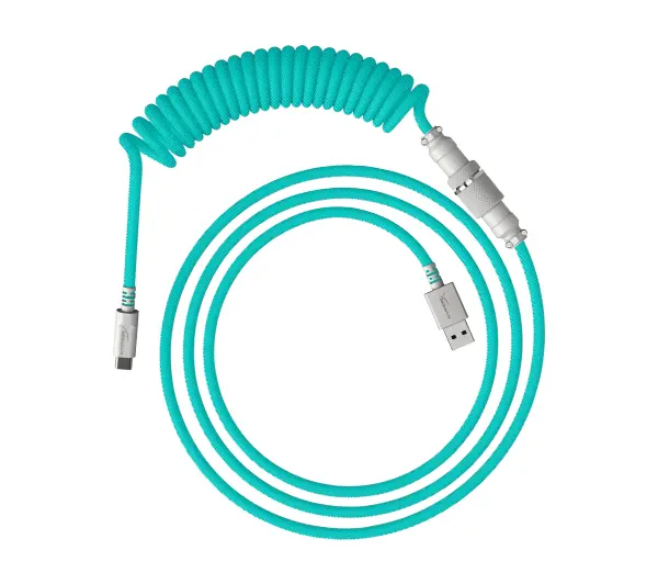 HyperX Spiralny 1,37m Zielono-biały