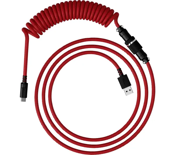 HyperX Spiralny 1,37m Czarno-czerwony