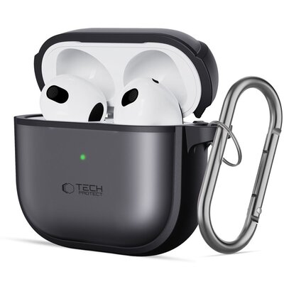 Etui na słuchawki TECH-PROTECT Magmat do Apple Airpods 4 Czarny