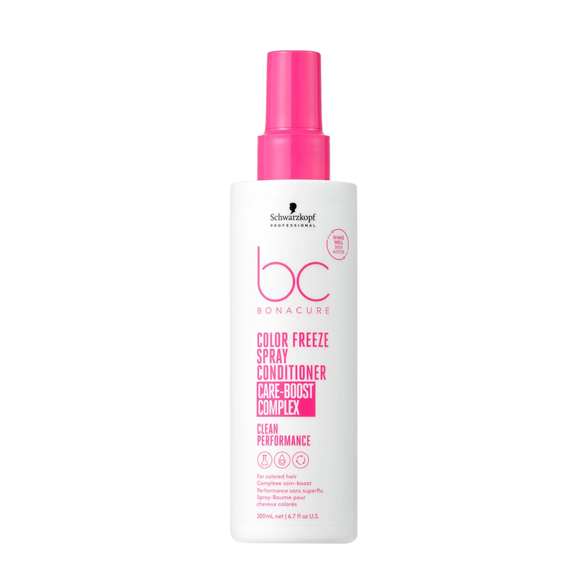 Schwarzkopf BC Color Freeze pH 4.5, dwufazowa odżywka chroniąca kolor w sprayu, 200ml