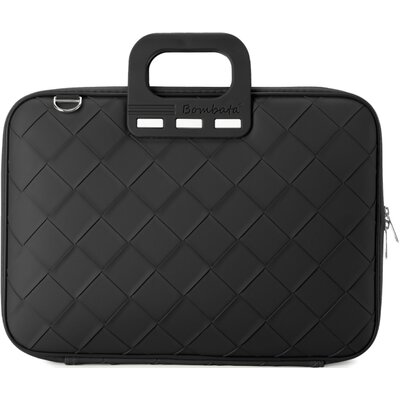 Torba na laptopa BOMBATA Intrecciato 15-16 cali Czarny