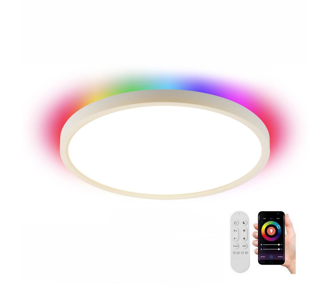 Immax NEO 07169-W60 - LED RGB Oświetlenie ściemnialne TUDO 65W/230V Wi-Fi Tuya + pilot