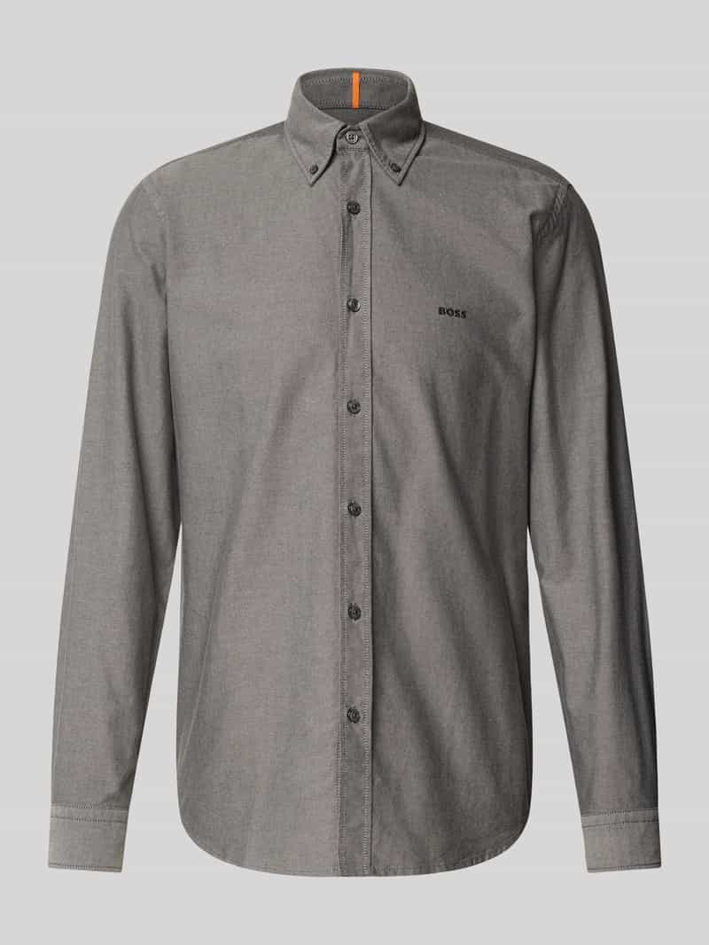 Koszula casualowa o kroju regular fit z kołnierzykiem typu button down model ‘Rickert’