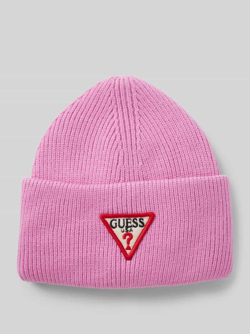 Czapka beanie z wyhaftowanym logo