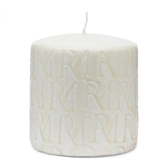 Świeca Biała RM Monogram Pillar Candle Riviera Maison  Wys. 10cm