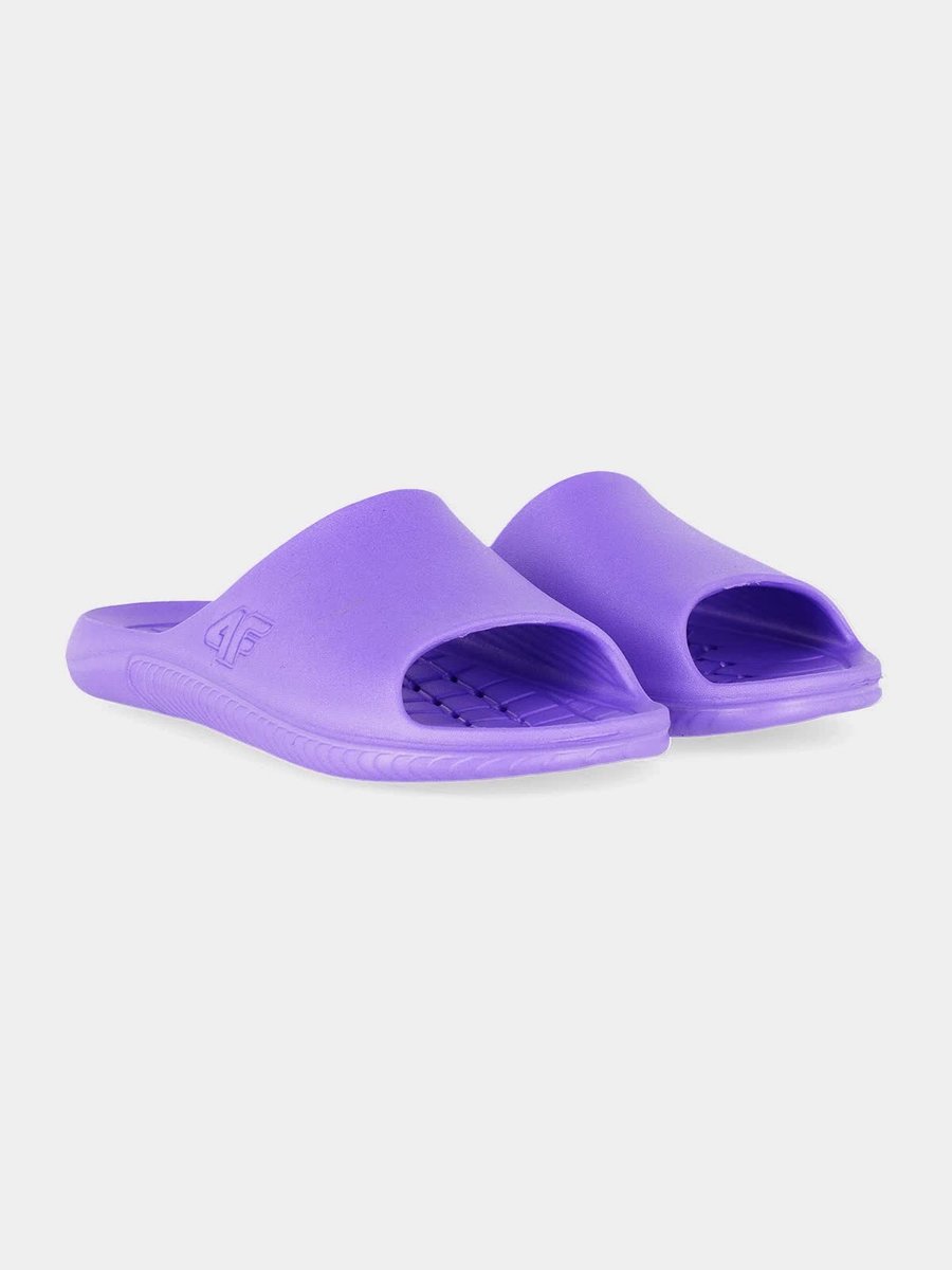 Klapki damskie 4F 4FMM00FFLIF093A-51S Fioletowy
