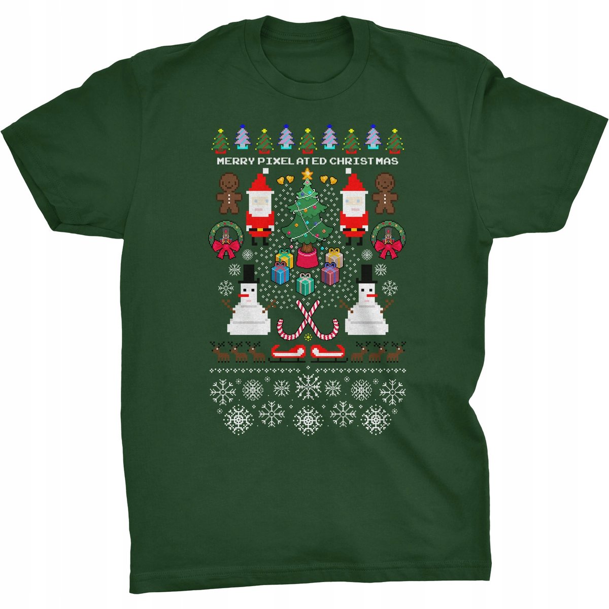 Piksele Koszulka Świąteczna Dla Gracza Gra Gamer