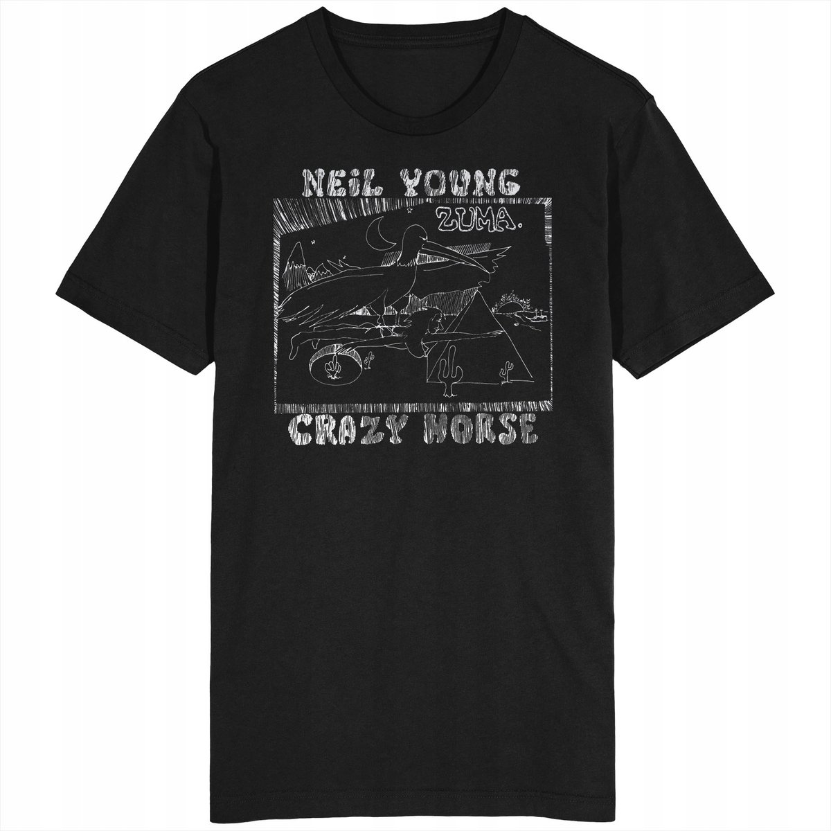 Neil Young Koszulka Crazy Horse Zuma Folk Rock