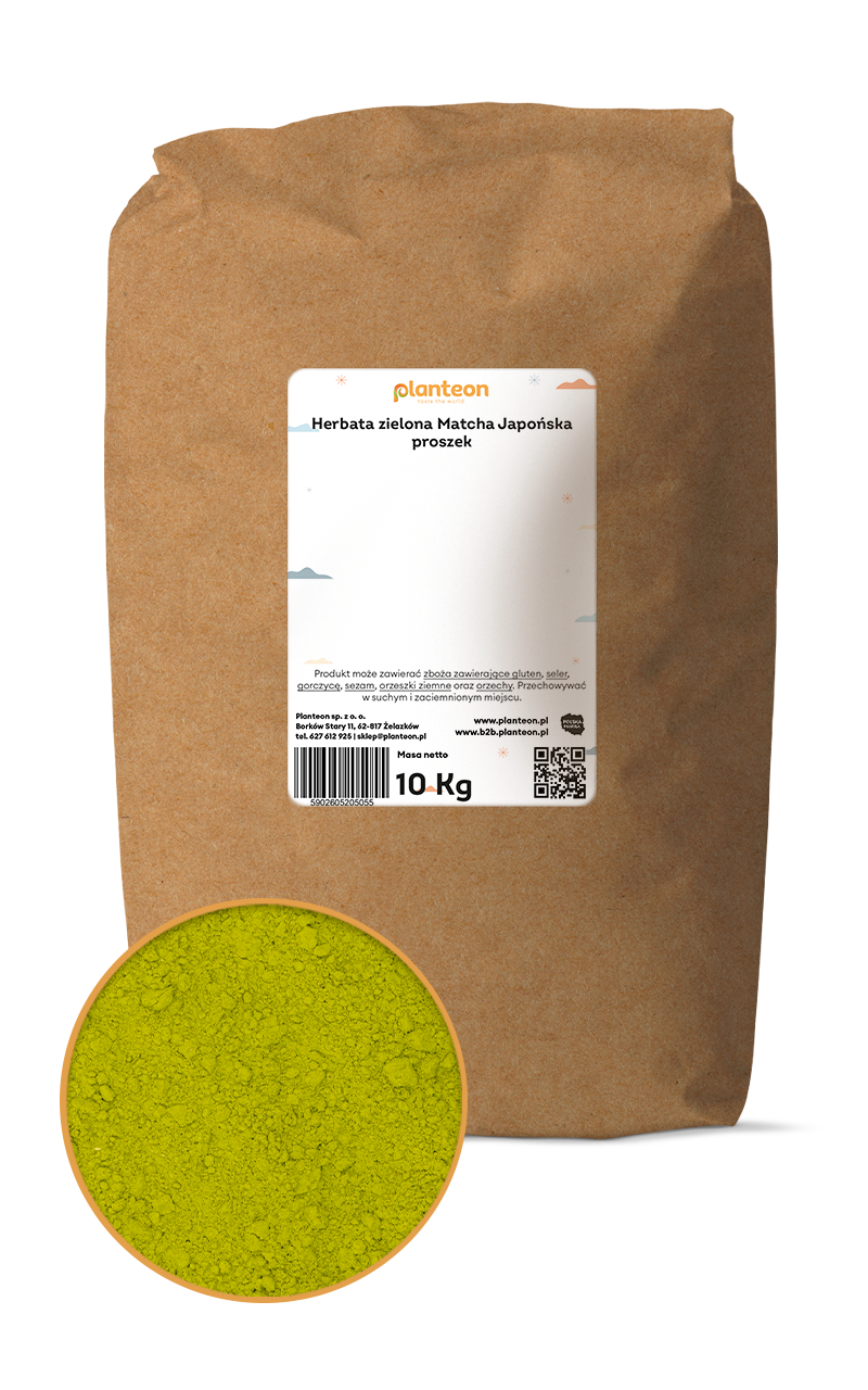 Herbata zielona Matcha Japońska proszek 10kg