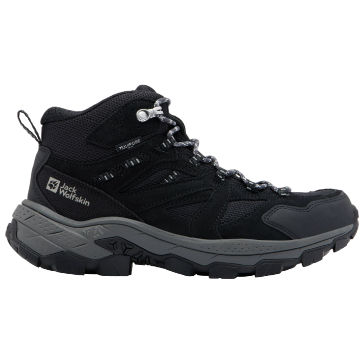 Buty damskie Jack Wolfskin Vojo Tour Texapore Mid W Rozmiar butów (UE): 40 / Kolor: czarny