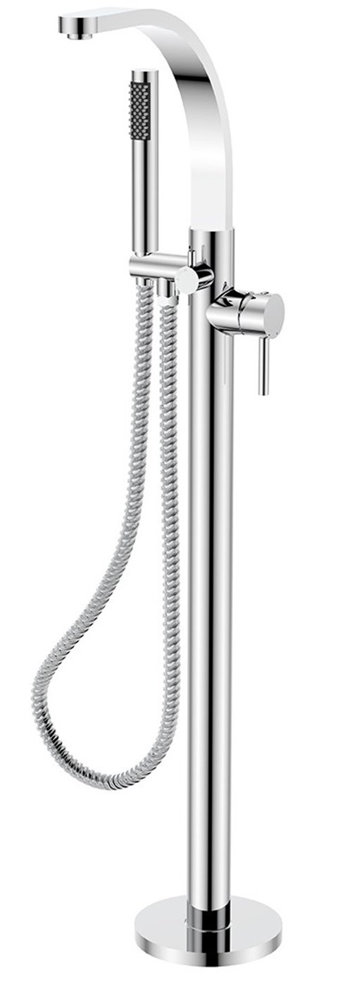 top Bateria wannowa wolnostojąca chrom Decco III Besco BW-DIII-CH Easy Box