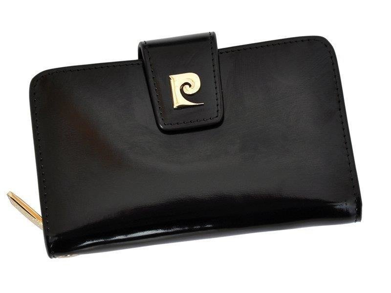 Pierre Cardin, Portfel skórzany damski, GP01, 50025A, czarny