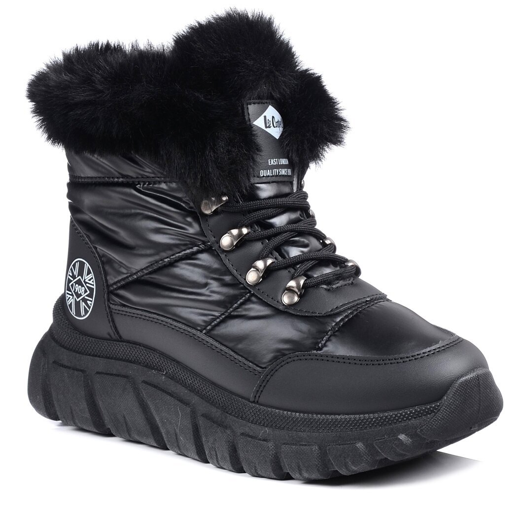 Buty śniegowce damskie zimowe ocieplane z futerkiem Lee Cooper 1955LA-40