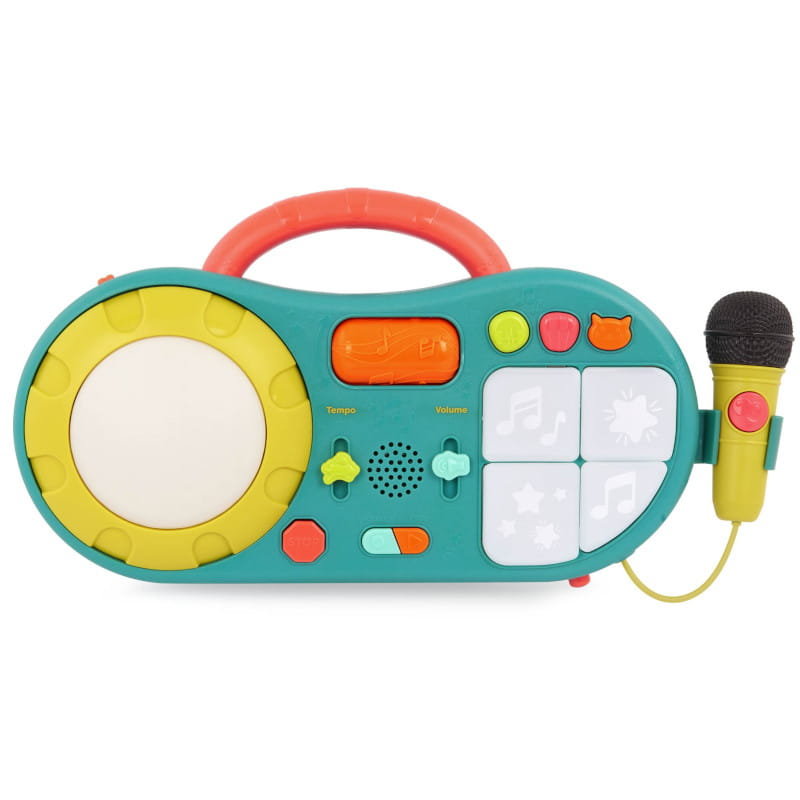 Interaktywna zabawka MiniMixer - konsola muzyczna DJ-a do miksowania muzyki, B.Toys