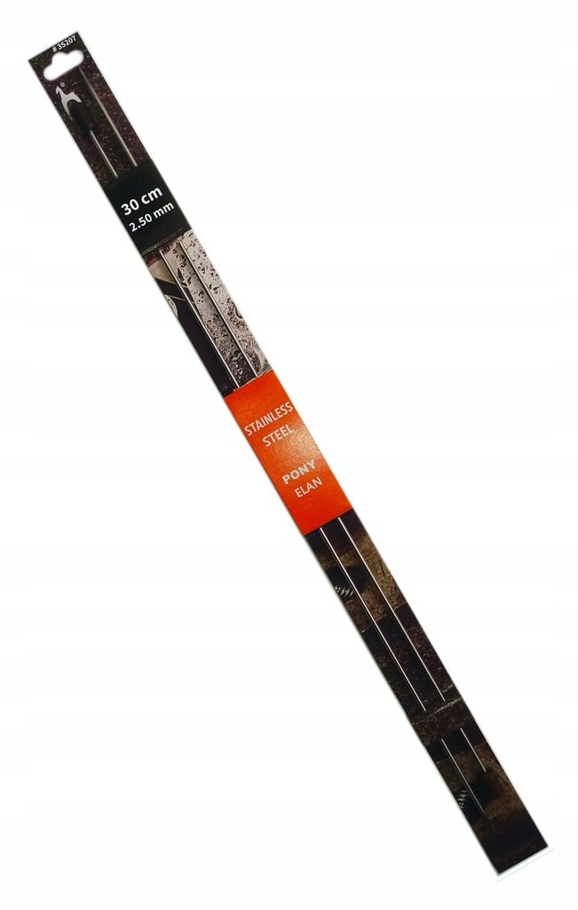 DRUTY STALOWE PROSTE PONY 30 cm 2,5 mm 35207