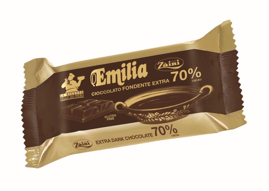 EMILIA ZAINI WŁOSKA CZEKOLADA GORZKA 70% KAKAO 200G IDEALNA DO GOTOWANIA