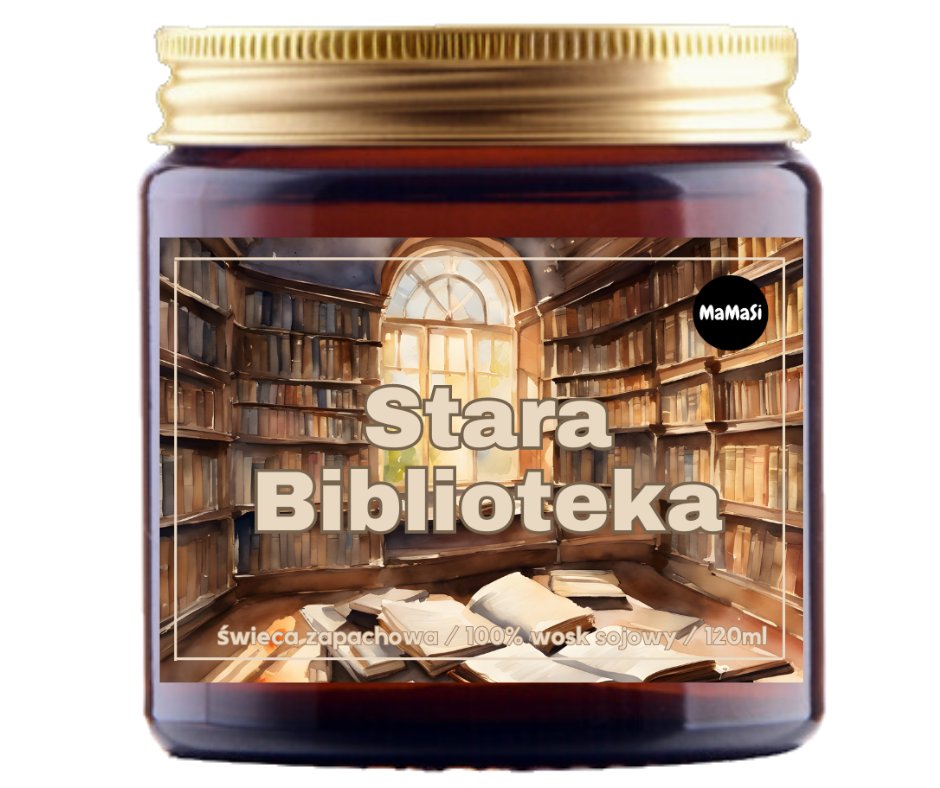 W Starej Bibliotece 120Ml Świeca , Świeczka Sojowa Zapachowa
