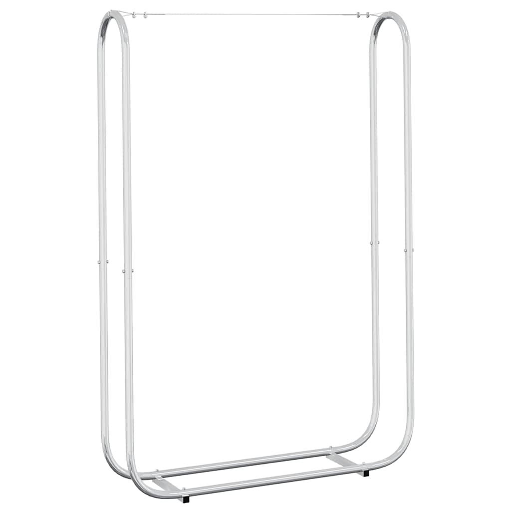 vidaXL Stojak na drewno opałowe z drutem stalowym, 100x25x150 cm, stal