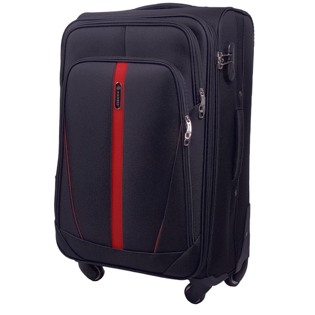 Walizka Średnia Miękka z Codury Czarny