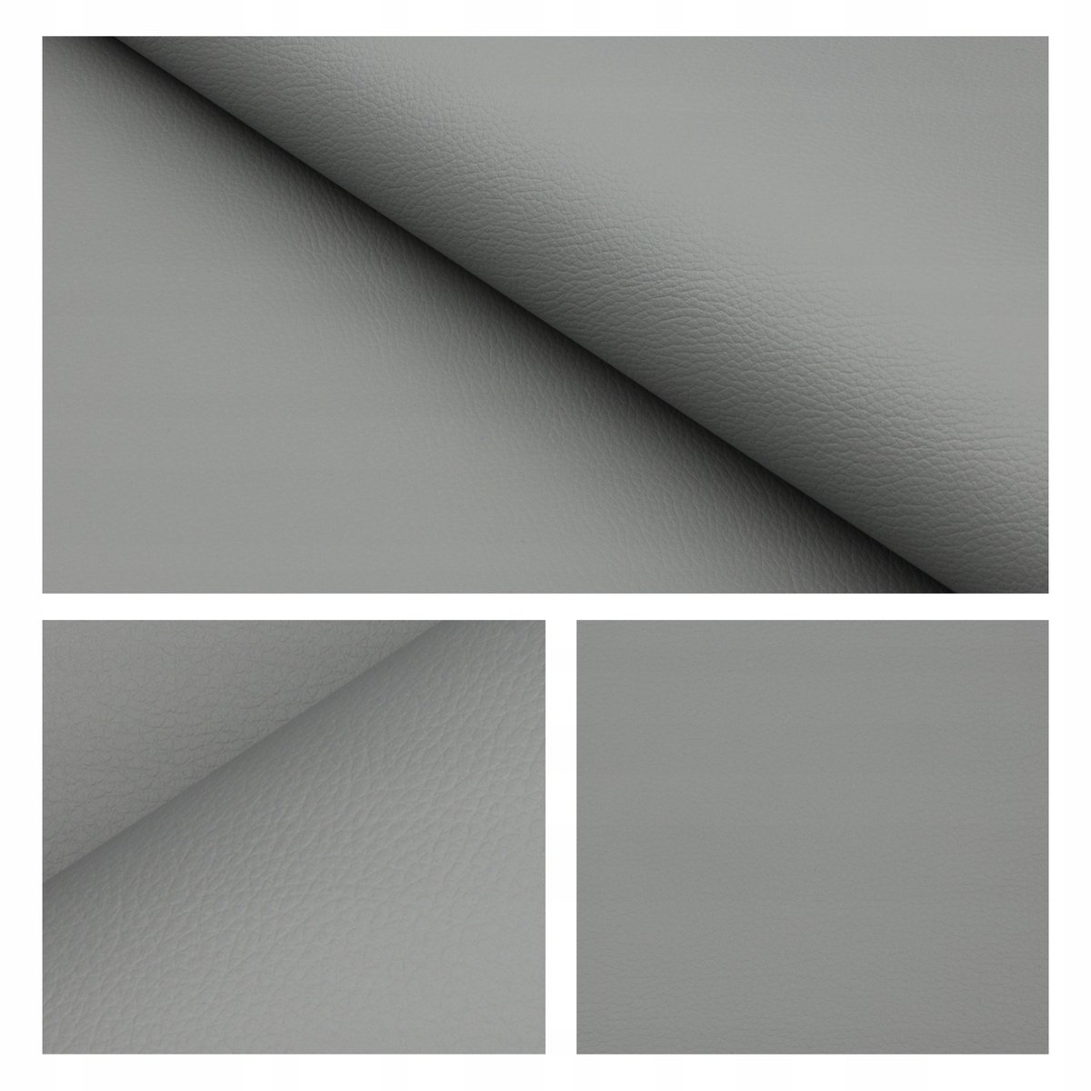 Skaj Ekoskóra Sztuczna Skóra Tkanina Tapicerska Materiał Szary 0,5 Mb
