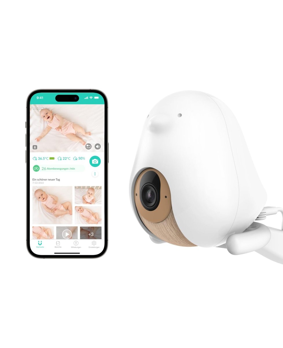 Cubo Ai Smart Baby Phone: Bezpieczne Monitorowanie Snu I Komunikacja Dwukierunkowa Z Alarmami Ai | 1080P Hd Night Vision | Ios Android