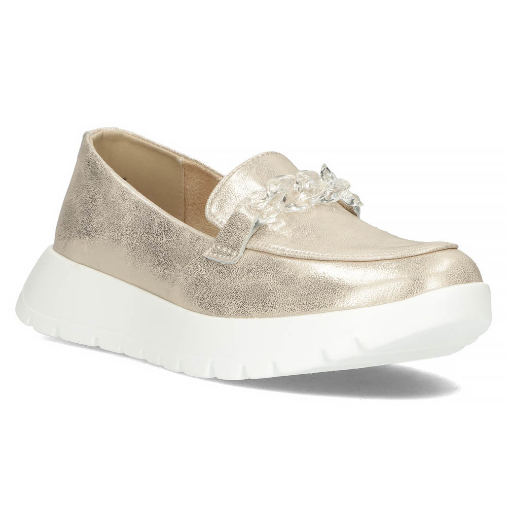 Półbuty damskie na platformie Filippo DP4553 BE-41