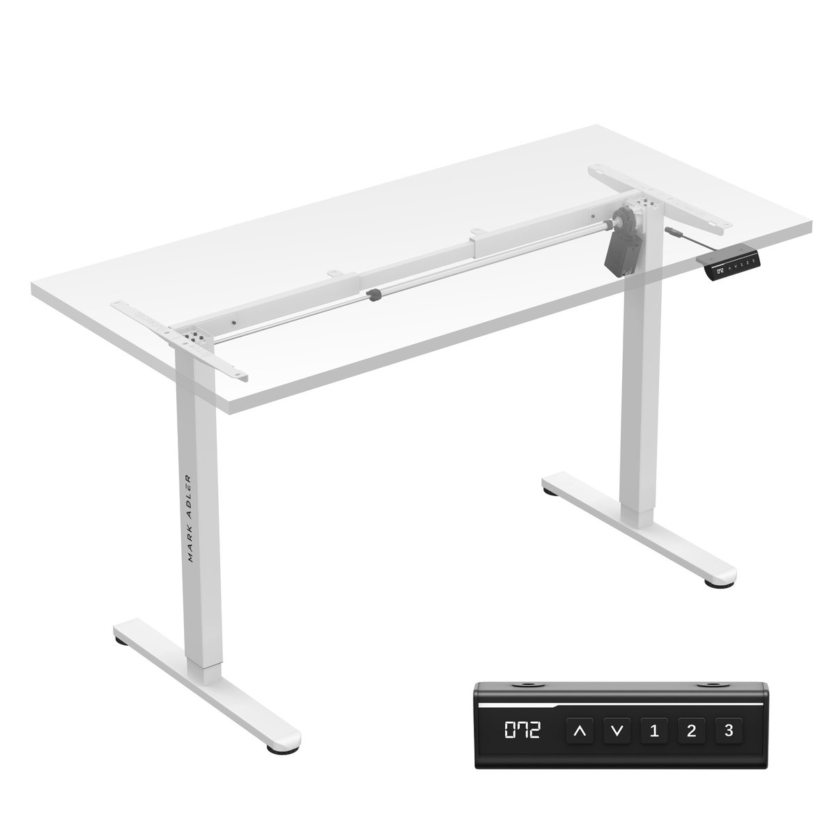 Stelaż elektryczny do biurka z regulacją wysokości Xeno 2.1, Biały