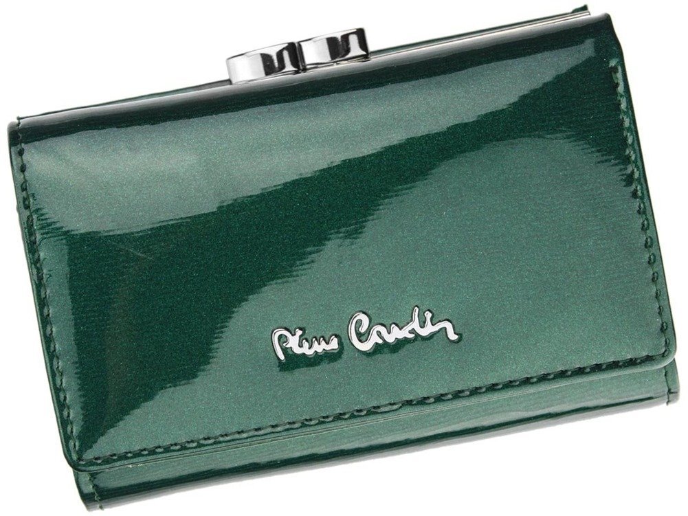 Pierre Cardin, Portfel skórzany damski, 05, Line 108, zielony
