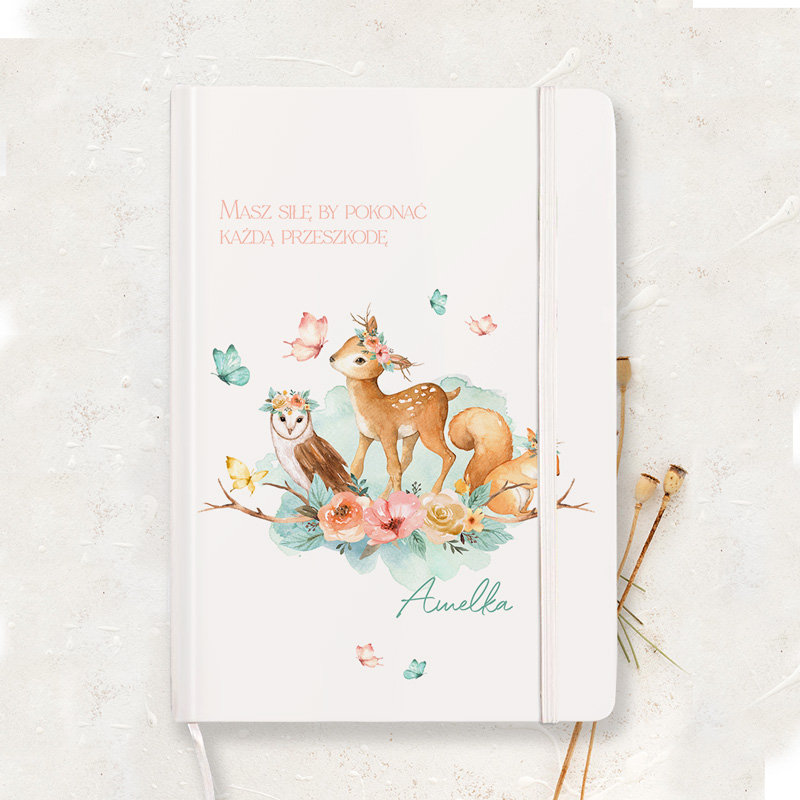 NOTATNIK z imieniem dziecka Sarenka