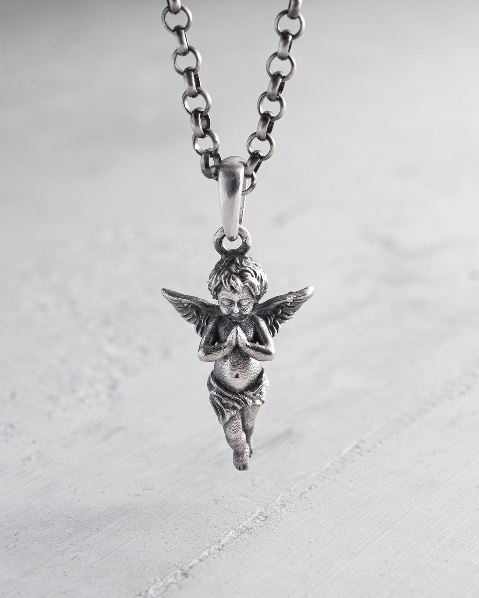 Srebrny wisiorek ANGEL OF LIGHT