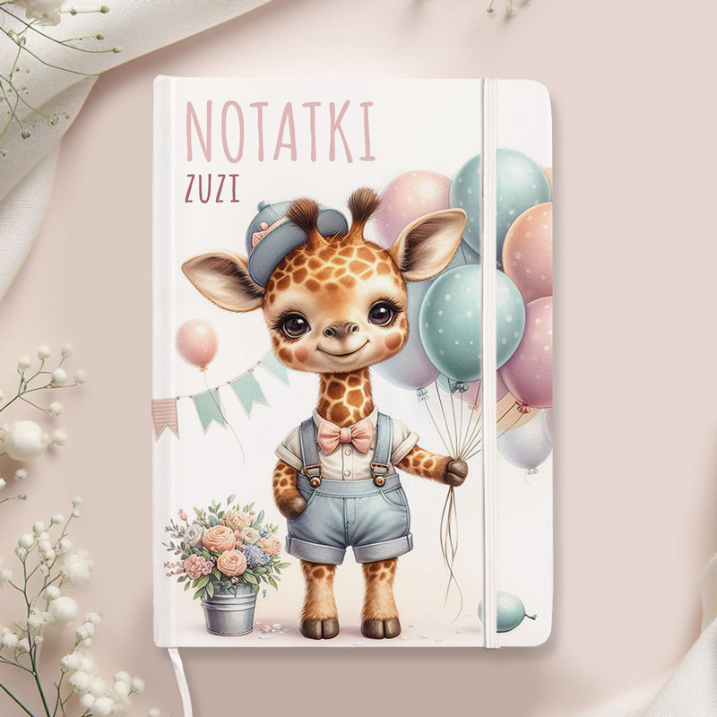 NOTATNIK pamiętnik dziecka z imieniem