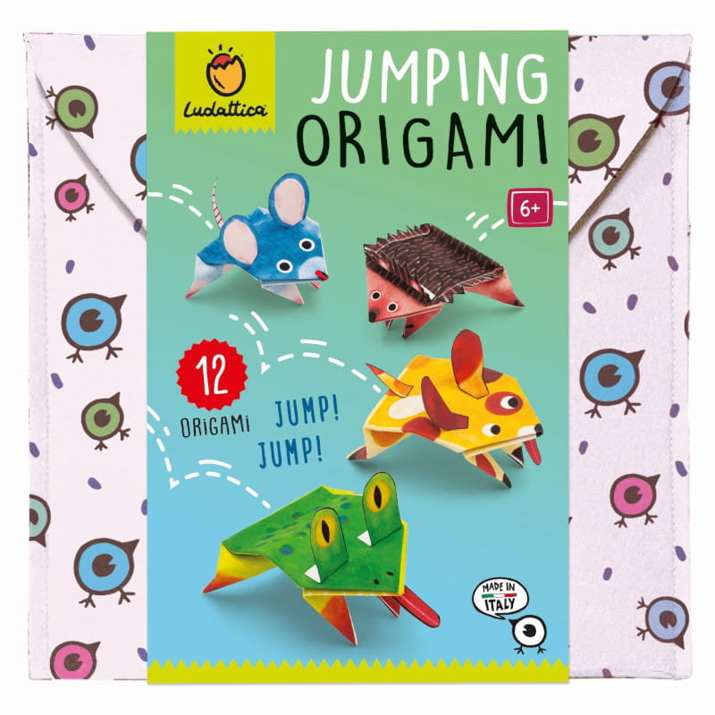 Zestaw kreatywny Easy Origami - SKACZĄCE ZWIERZAKI, Ludattica