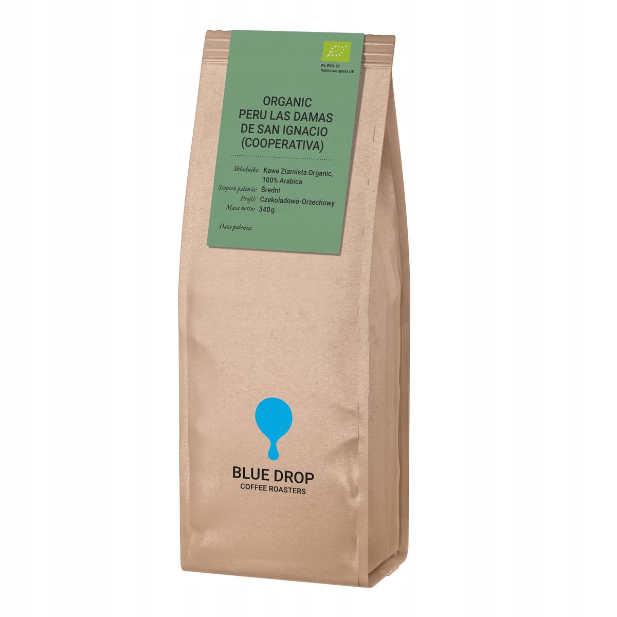 Kawa ZIARNISTA PERU ORGANIC 100% Arabica 340g Kawa BIO Świeżo Palona
