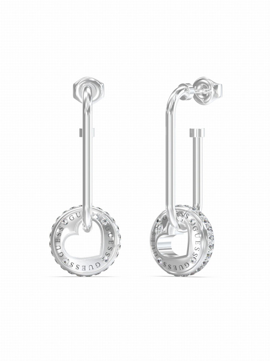 Kolczyki Guess Rooling Hearts JUBE03345JWRHT/U