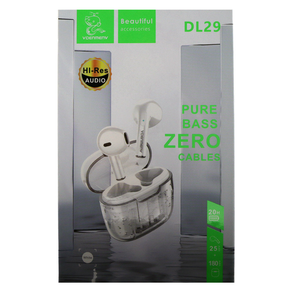 DENMEN DL29 Białe TWS